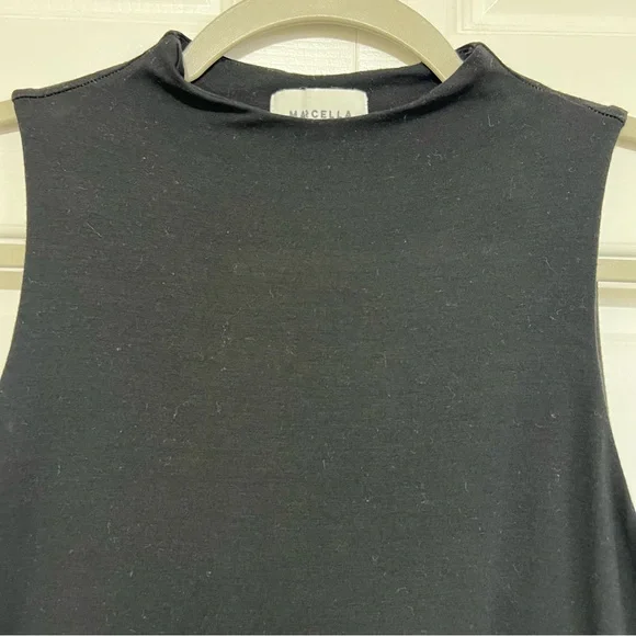 Marcella NYC Montrose Black Sleeveless Fit & Flare Maxi Dress Medium - Picture 4 of 14